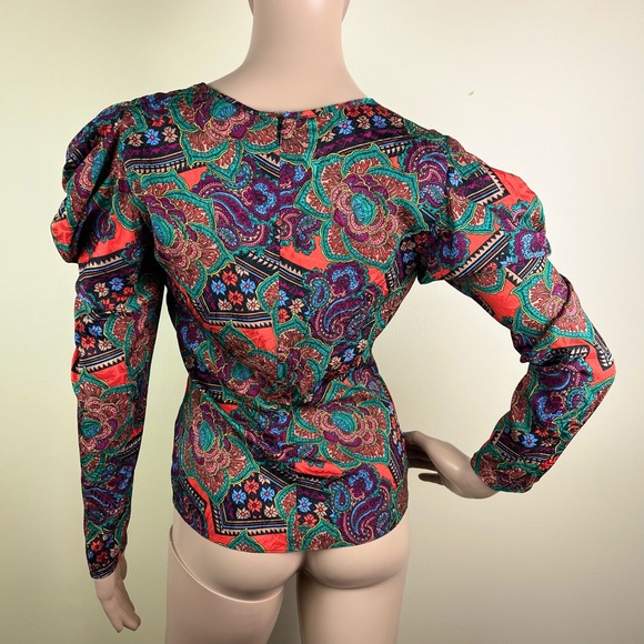 NEW VERONICA BEARD PAISLEY PRINT TOP - Picture 8 of 11